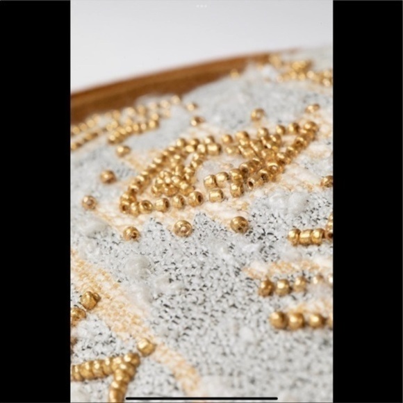 Boho Beaded Handmade Diamond Patterned Wristlet Clutch - Picture 6 of 6